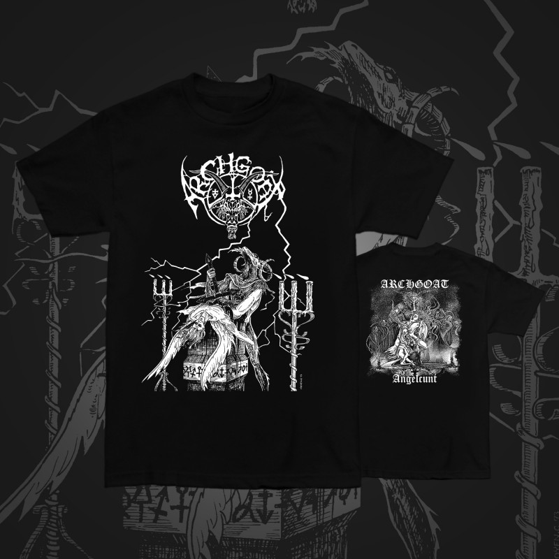 【FUCKING AWESOME】ANGEL WITH DEMONIC ANGEL TEE / BLACK Fucking Awesome - Angel & Demon Tee - Black – ARROW & BEAST