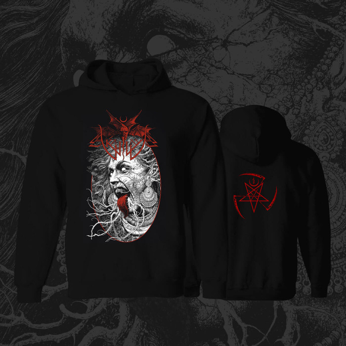 AKHLYS - 'Black Oneiromancy' Hooded Sweatshirt